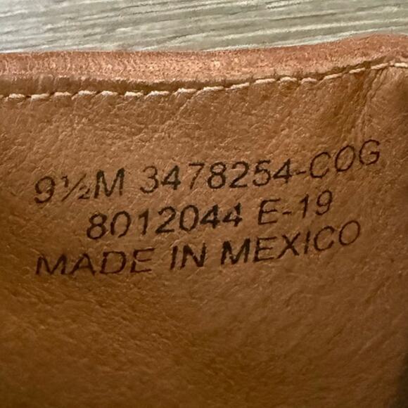 Frye Boots CARSON Booties, Western Boots, Size 9.5M, Brown Leather Cowgirl‎ - Picture 9 of 9